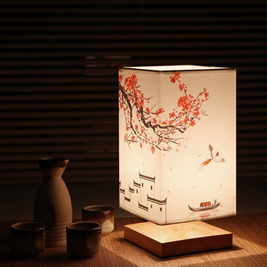 Japanese Scandinavian Table Lamp for Home Office Modern Design Lighting