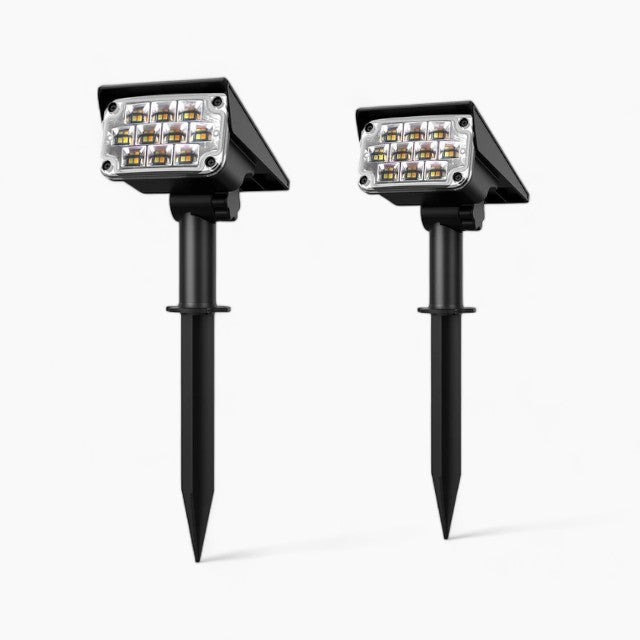 Solar Garden Spotlight Wireless LED Outdoor Lighting for Home and Patio