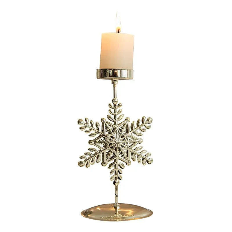 Christmas Tree and Star Tea Light Holder for Home Decor and Festive Ambiance