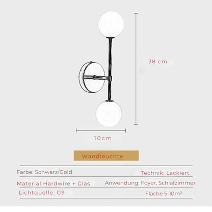 مصباح حائط كريستالي LED بتصميم عصري للديكور المنزلي والمكتبي