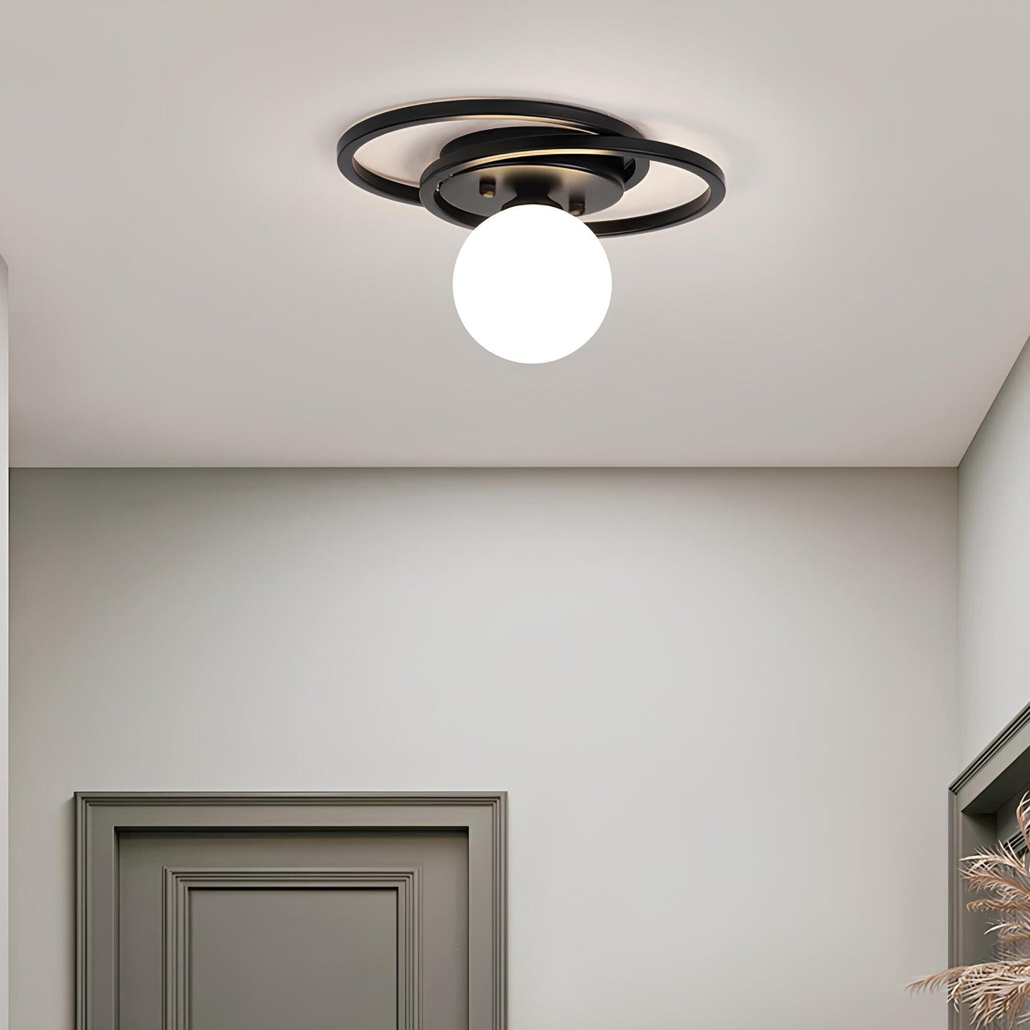 Timeless Golden LED Ceiling Light for Home and Office Decor