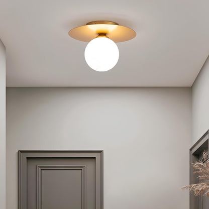 Timeless Golden LED Ceiling Light for Home and Office Decor