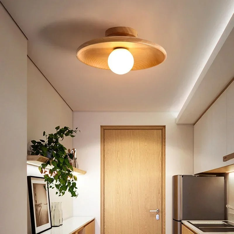 Wooden Ceiling Light Fixture | Stylish Home Lighting for Any Room