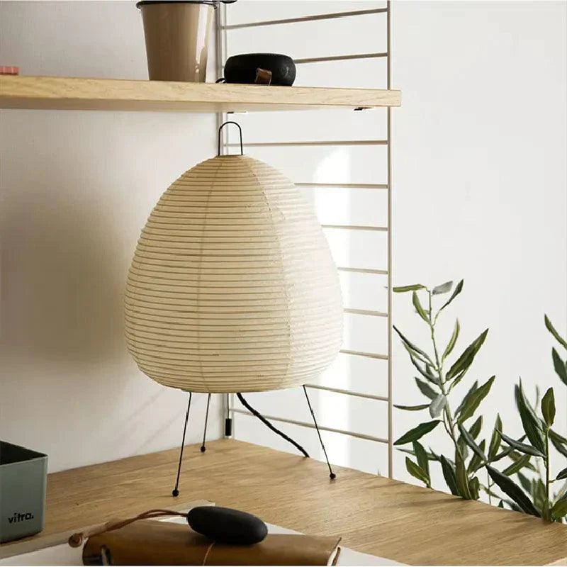 Japanese Rice Paper Floor Lamp for Cozy Home and Office Lighting