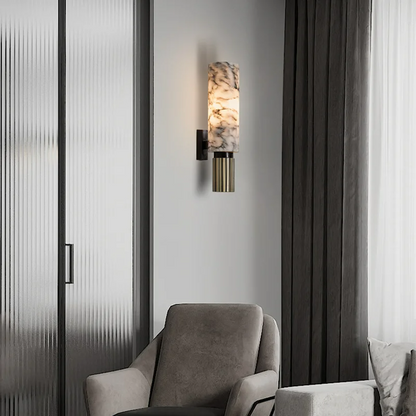 Marble Wall Sconce – Modern Indoor Lighting Fixture for Home and Office Decor