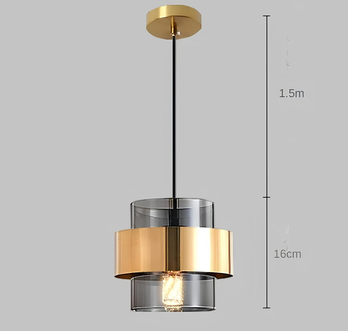 Modern Glass Ceiling Light for Stylish Home and Office Decor