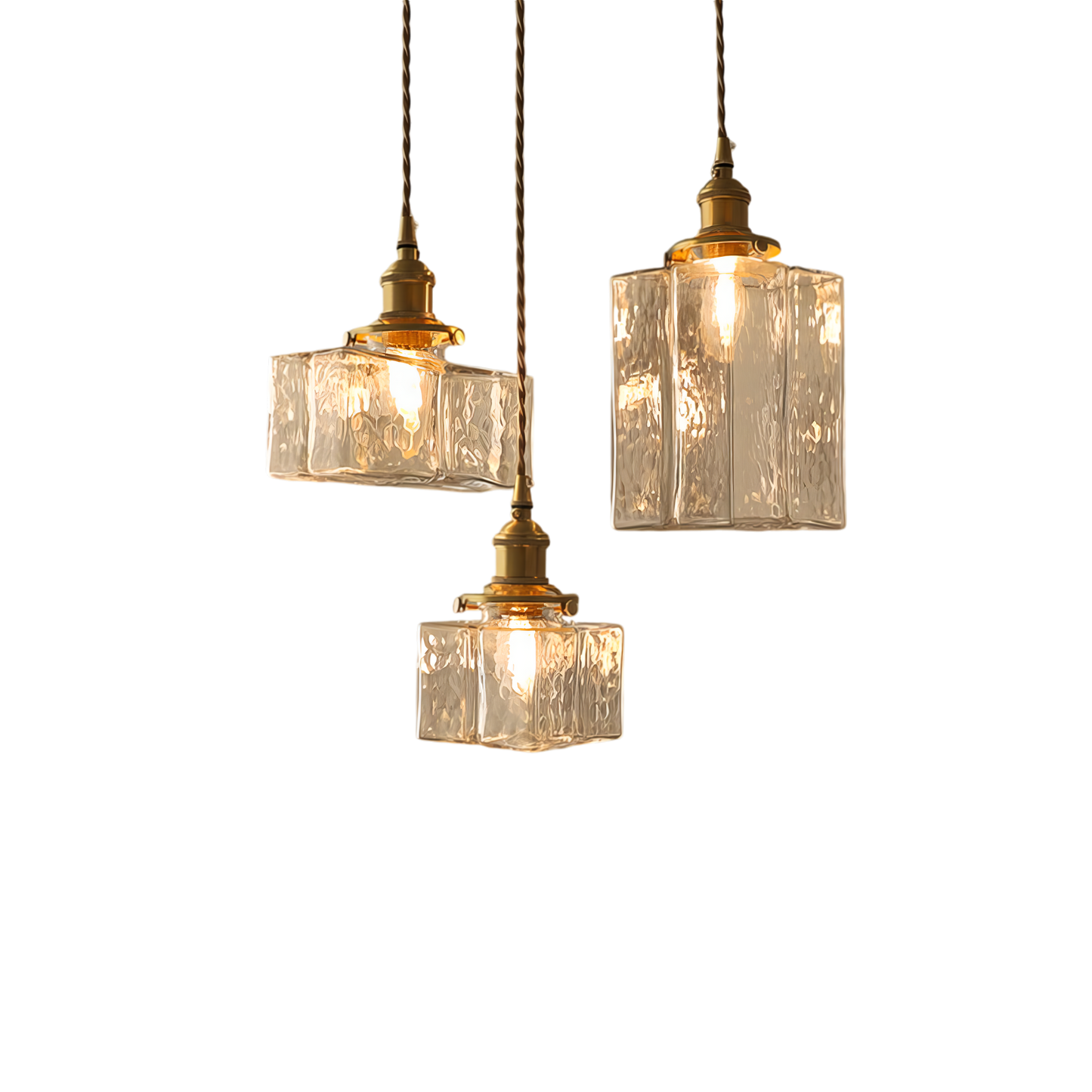 Retro Glass Pendant Light for Home and Office Decor, Stylish Illumination