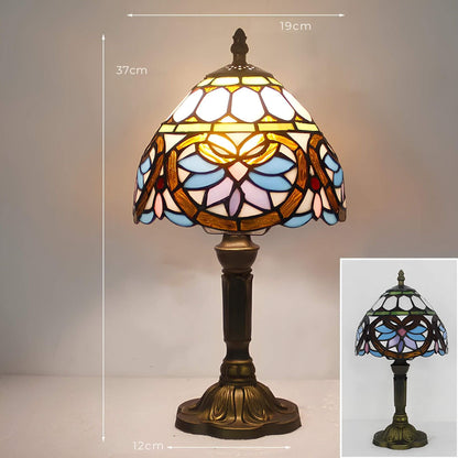 Stained Glass Table Lamp for Home Decor – Luminous Lighting Accent