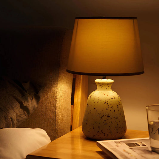 Rustic Table Lamp – Vintage Lighting for Home Office Decor and Ambiance