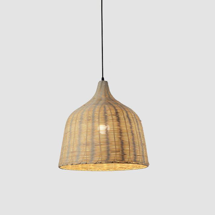 Rattan Pendant Light for Cozy Kitchen Decor - Bamboo & Rattan Design