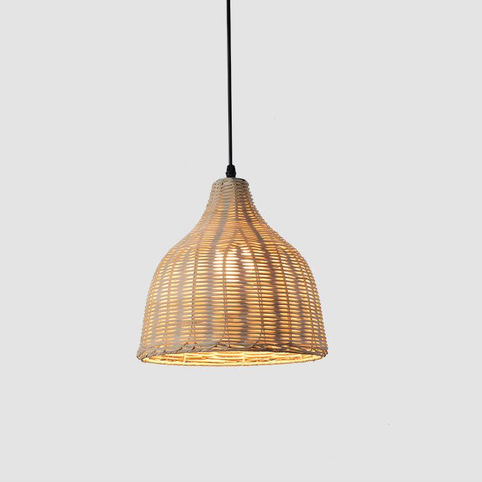 Rattan Pendant Light for Cozy Kitchen Decor - Bamboo & Rattan Design