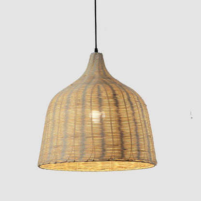 Rattan Pendant Light for Cozy Kitchen Decor - Bamboo & Rattan Design