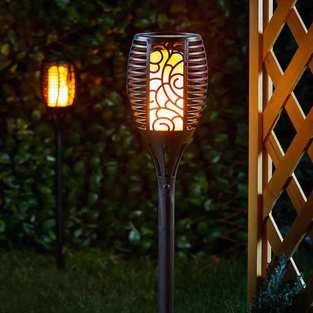 Waterproof Solar LED Garden Torch for Outdoor Lighting and Decor