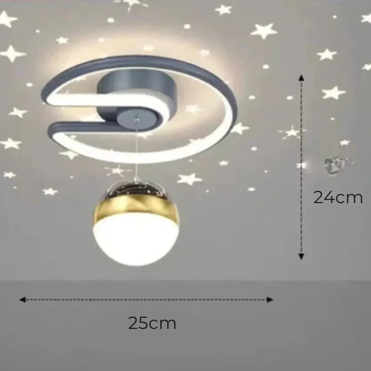 Elegant Ceiling Lamp for Modern Living Room and Office Decor