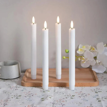 Flameless LED Candles - Realistic 3D Design for Home and Office Decor