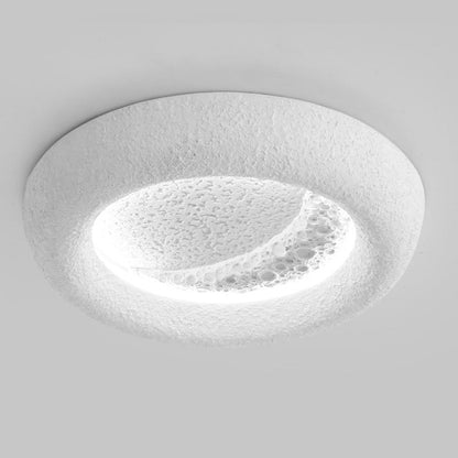 Elegant Round Resin Wall Lamp for Home Decor and Ambient Lighting