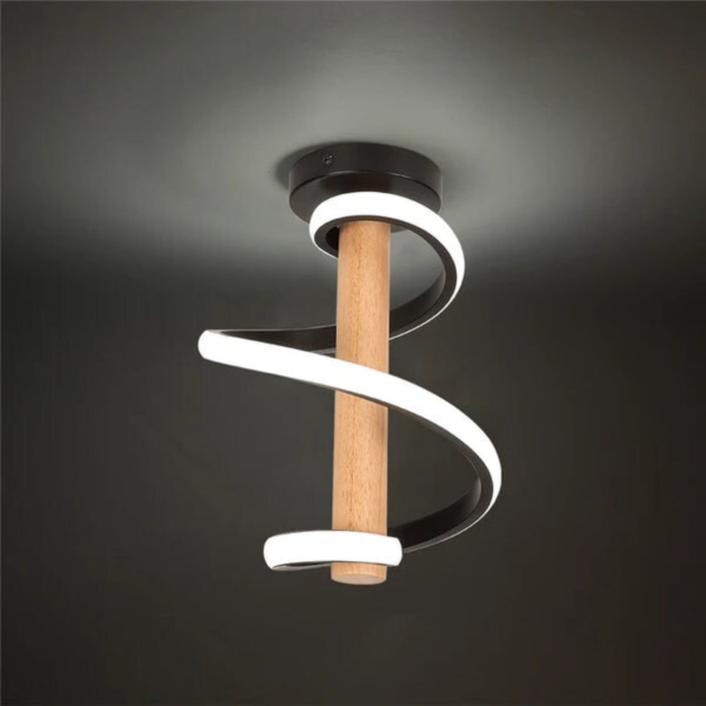 Rustic Wood Ceiling Light for Stylish Home and Office Spaces