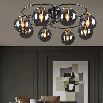 Round LED Ceiling Light for Modern Living Room, Energy-Efficient Design