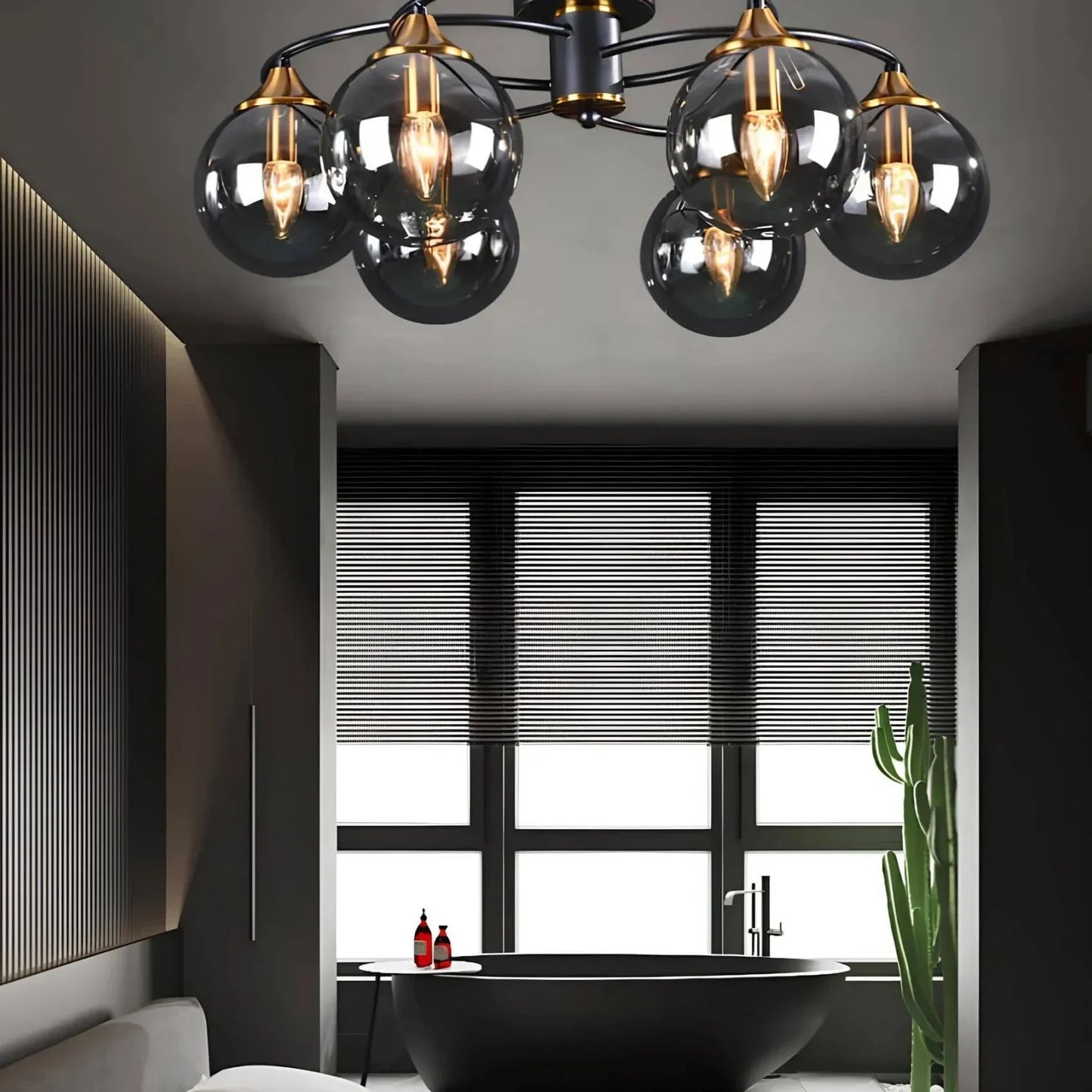 Round LED Ceiling Light for Modern Living Room, Energy-Efficient Design