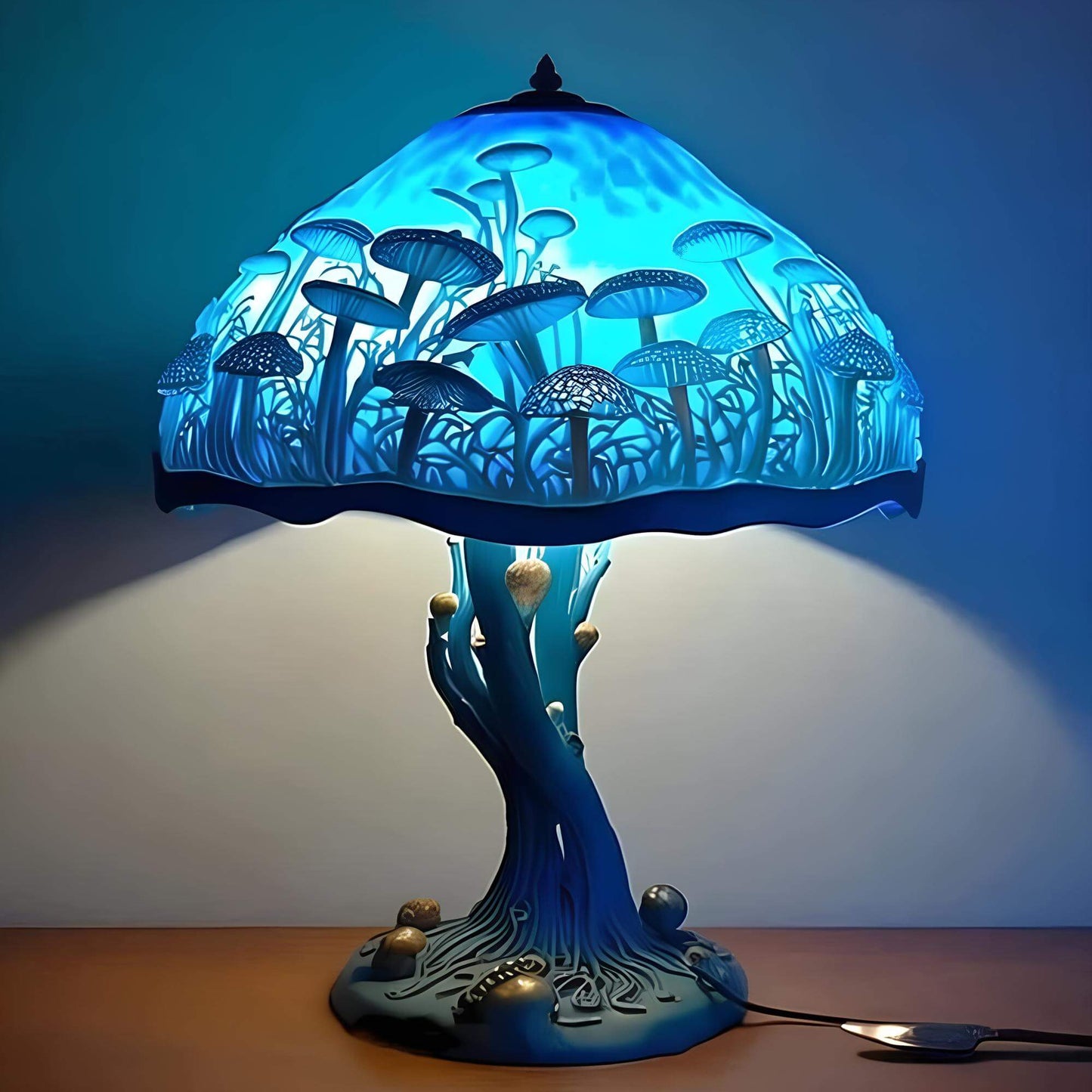 Stained Glass Table Lamp for Home Decor - Fantasy Style Lighting