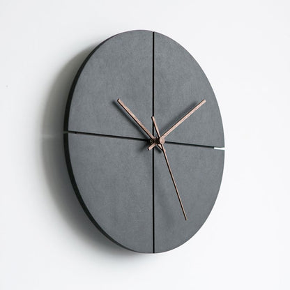 Concrete Wall Clock for Modern Home and Office Decor - Stylish Timepiece